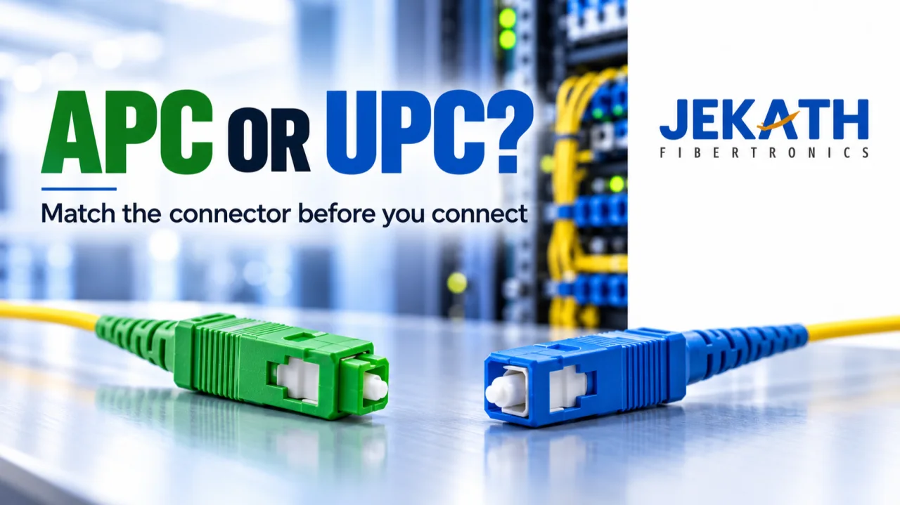 APC vs UPC Fibre Connectors: A Practical Compatibility Guide for Network Teams