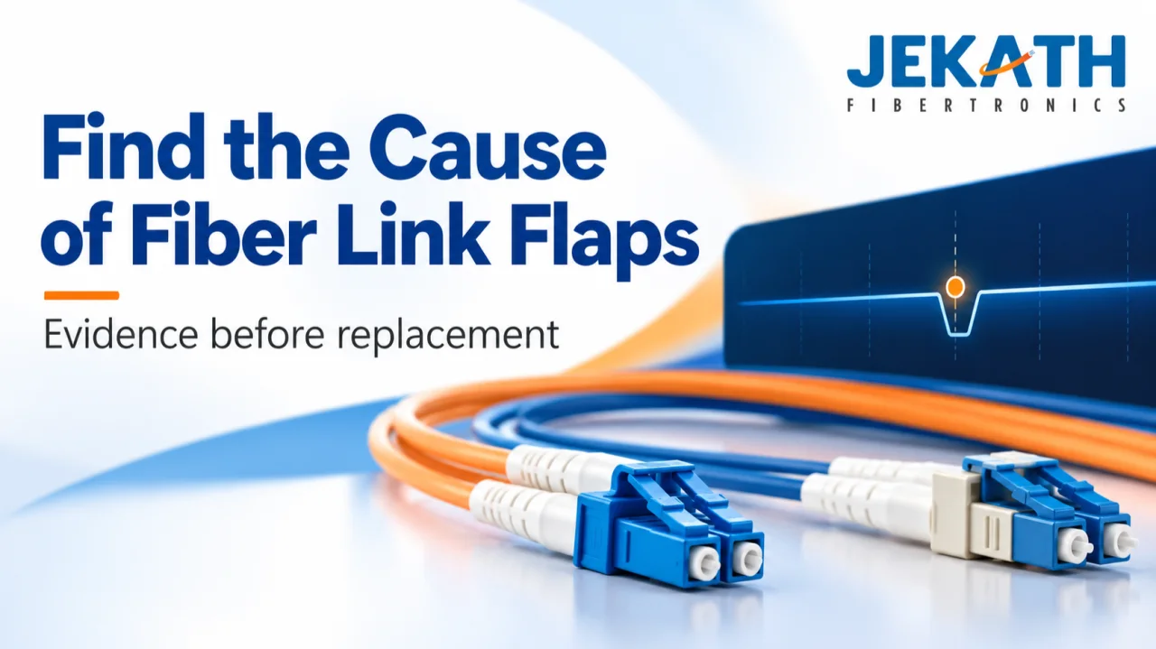 When a Fiber Link Flaps: Using Optical Diagnostics Without Guessing